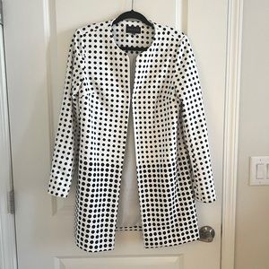 Polka dot blazer